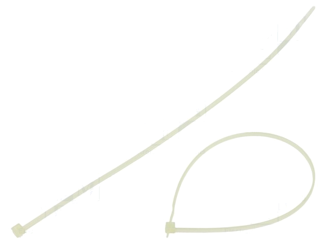 Kabelbinder; L: 290mm; W: 3,5mm; polyamide; 135N; natuurlijk Kabelbinder; L: 290mm; W: 3,5mm; polyamide; 135N; natuurlijk